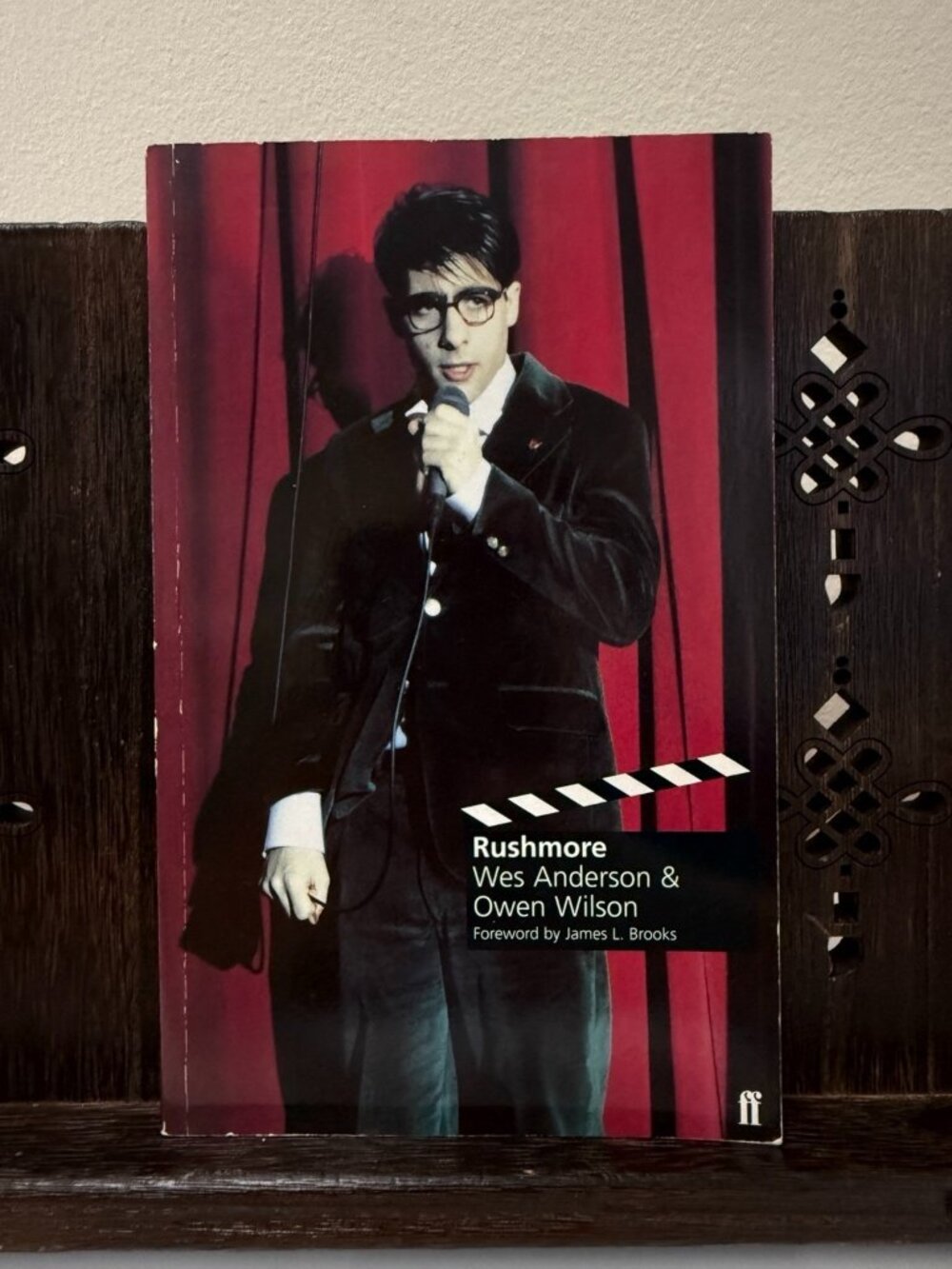 Rushmore Wes Anderson Owen Wilson Script Book 1999 Faber Paperback